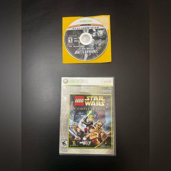 Lego Other - LEGO Star Wars Complete Saga Xbox 360 & Star Wars Battlefront for Xbox